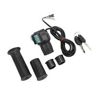 Manopole dell'acceleratore per Bici, Set di manopole a Torsione universali in plastica a 5 Fili con Display Mezza Impugnatura Destra per Veicoli elettrici