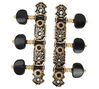 Manopole di Chitarra, Parti di Chitarra Tuning String Tuning Tuner Macchina Maglietta Acoustic Guitar Tuner 1:18 Tuners Tuning Keys per Chitarra Acustica o Elettrica, Chrome