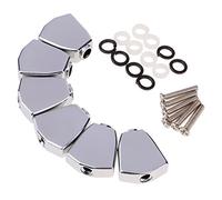 Manopole di ricambio in metallo per accordatura della chitarra, meccaniche