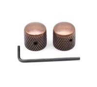 Manopole Di Tono Del Volume Della Chitarra Con Cupola In Metallo Da 6 Mm Manopole Di Controllo Del Potenziometro Con Chiave Per Basso Per Chitarra Elettrica parti di chitarra(2pcs)
