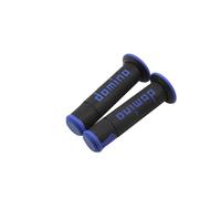 MANOPOLE DOMINO A010 ON ROAD RACING Forate NERO BLU per MOTO STRADALI SCOOTER