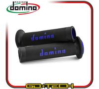 MANOPOLE DOMINO A010 MOTO SCOOTER STRADALI Nero Blu ON ROAD RACING Forate
