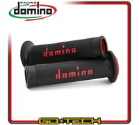 MANOPOLE DOMINO A010 MOTO SCOOTER STRADALI Nero Rosso ON ROAD RACING Forate