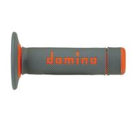 Manopole Domino A020 Off Road 118mm Grigio Arancio