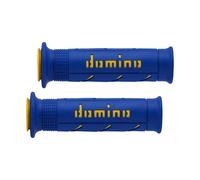 MANOPOLE DOMINO A250 MOTO SCOOTER STRADALI Blu Giallo ON ROAD RACING Forate