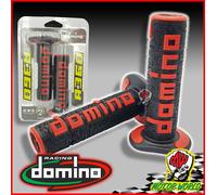 DOMINO TOMMASELLI COPPIA MANOPOLE A360 NERO-ROSSO OFF ROAD