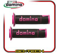 MANOPOLE DOMINO A450 MOTO SCOOTER STRADALI Nero Fucsia ON ROAD RACING Forate