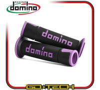 MANOPOLE DOMINO A450 MOTO SCOOTER STRADALI Nero Viola ON ROAD RACING Forate