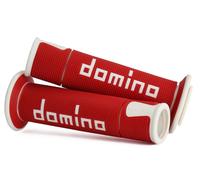 MANOPOLE DOMINO A450 MOTO SCOOTER STRADALI Rosso/Bianco ON ROAD RACING Forate