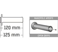 Manopole DOMINO A450 Street Racing, Full Diamond