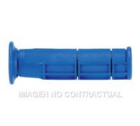 Manopole Domino Atv Blu Chiusi D 22 MM L 125 MM per Moto