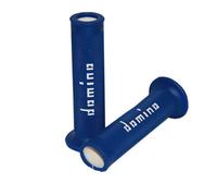 MANOPOLE DOMINO BICOLORE BLU BIANCO MOTO STRADA RACING TOURING