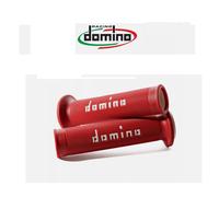 MANOPOLE DOMINO A010 MOTO SCOOTER STRADALI Rosso Bianco ON ROAD RACING Forate