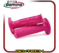 MANOPOLE DOMINO MOTO CROSS ENDURO Fucsia MOTARD PIT BIKE OFF ROAD UNIVERSALI