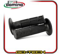MANOPOLE DOMINO MOTO CROSS ENDURO Nere MOTARD PIT BIKE OFF ROAD UNIVERSALI