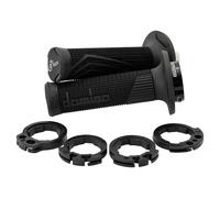 MANOPOLE DOMINO NERE D100 LOCK ON MOTO CROSS ENDURO 4T OFF-ROAD RACING D-LOCK