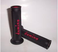 Manopole Domino Racing Bicolore Nero-Rosso