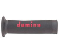 MANOPOLE DOMINO STRADALI RACING NERO/ROSSO grip moto scooter