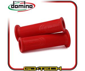 MANOPOLE DOMINO STYLE MOTO SCOOTER STRADALI Rosse ON ROAD UNIVERSALI Forate