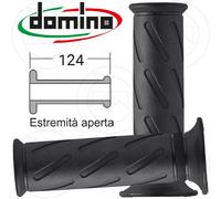MANOPOLE DOMINO SUZUKI STYLE MOTO SCOOTER STRADALI Nere ONROAD UNIVERSALI Forate