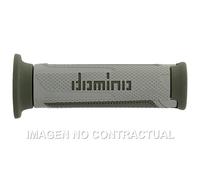 Manopole Domino Turismo Grigio per Moto Ricambi Accessori Pezzi