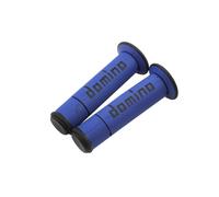 Manopole Domino Universale Blu E Nero Per Moto Scooter Motocross