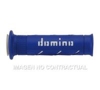 MANOPOLE DOMINO A250 MOTO SCOOTER STRADALI Blu Bianco ON ROAD RACING Forate