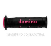 Manopole Domino xm2 Super Soft Negro-Fucsia Aperti D 22 MM L