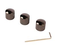 Manopole Doppie Impilate per Chitarra, 3 Pezzi Alta Precisione Facile Installazione Espansione della Gamma Dimensioni Compatte Texture Antiscivolo Manopola di Controllo delle