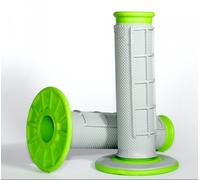 Manopole Dual Compound Renthal MX / Enduro Diamond / Waffle (Grigio / Verde)