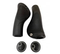 Manopole Ergon GP10 L ergonomiche da trekking, nere, per città, 130 mm