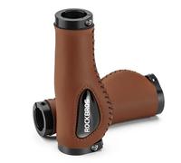 Manopole ergonomiche in pelle per bicicletta - marroni