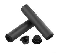 Manopole ergonomiche in schiuma di silicone, scelta perfetta per ciclisti che cercano comfort (nero)