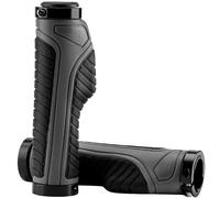 Manopole ergonomiche per bicicletta, diametro 22 mm, grigie