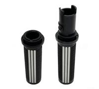 Manopole ergonomiche per strada per una lunga pedalata Comfort Ergonomico | Gomma ad alta densità, lega di alluminio CNC, resistente alla ruggine, di lunga durata, adatta per Street for glide 117