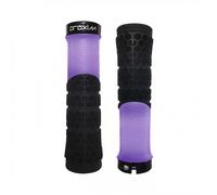 Manopole Ergonomiche Proxim X-Shred Off Road Nero Viola Silicone Polimeri Anti-intorpidimento