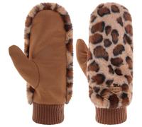 Manopole Faux Fur Leo by Barts beige-marrone One Size