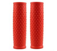 Manopole in gomma antiscivolo per manubrio M365 per scooter elettrico Pro, impugnatura testurizzata ammortizzante, lunghezza 120 mm, confezione da 2 (rosso)