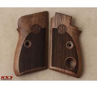 Manopole in noce compatibili con PUMA marca KSD Beretta mod 70 - 70 S - 71 Di...