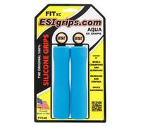 Manopole In Silicone ESI Fit XC 130Mm Blu Per Mountain Hybrid Flat Bar Road