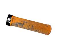 Manopole Leggere Ams Berm Grips per MTB, Compatibili con all Mountain, Enduro e Downhill, Presa Sicura e Duratura, 135mm Lunghezza - Solo 100g | Arancia Camo
