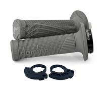 Manopole lock-on Domino D-lock D100 grigio