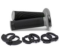 Manopole Domino D200 Nero-Grigio Moto Motor Ricambi Ciclomotore Accessori
