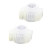 Manopole luminose per manopole per porte che brillano al buio Protezione per guanti per per porte in silicone scuro 2 pezzi.