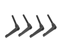 Manopole Macchine Metalliche 40 Mm, 4pcs M5 X 40 Macchine Fili Maschile 304 Leva di Bloccaggio a Fissaggio Regolabile in Lega con Manico Universale a Perno (Lunghezza della vite 16 mm) (Lunghezza