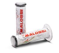 Manopole Malossi Tribal Bianco Chiusura Laterale per Moto Ricambi