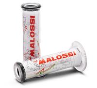 Manopole Malossi Tribal Colore Bianco per Moto Ricambi Accessori