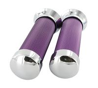 Manopole maniglie Str8 personalizzato viola moto scooter 7/8"