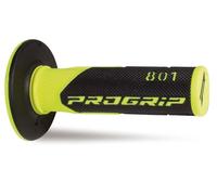 PROGRIP Manopole Mx 801-204 - Doppia Densità - Giallo Fluo/Nero