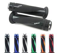 Manopole Manubrio Moto Impugnature per Moto Scooter, Universali 22/24mm compatibile con Nova Sport (Coil Nero)